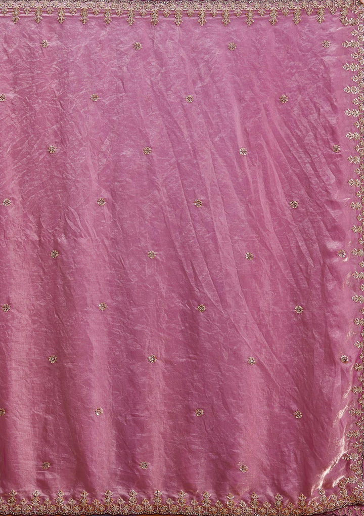 Uma sutra tissue saree open