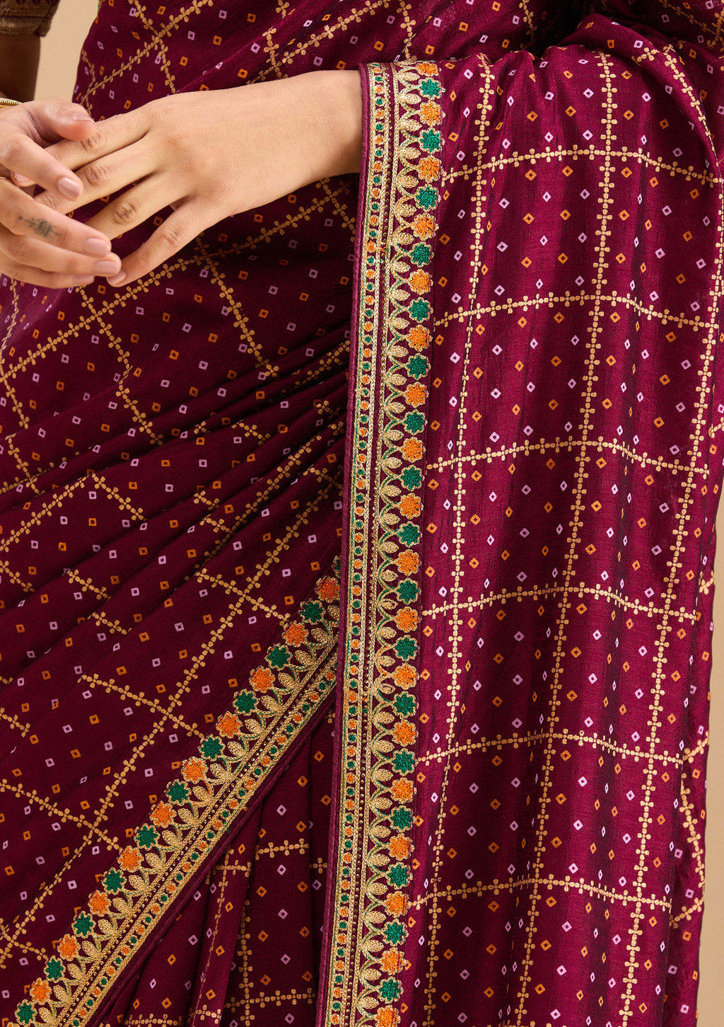Umasutra saree close up