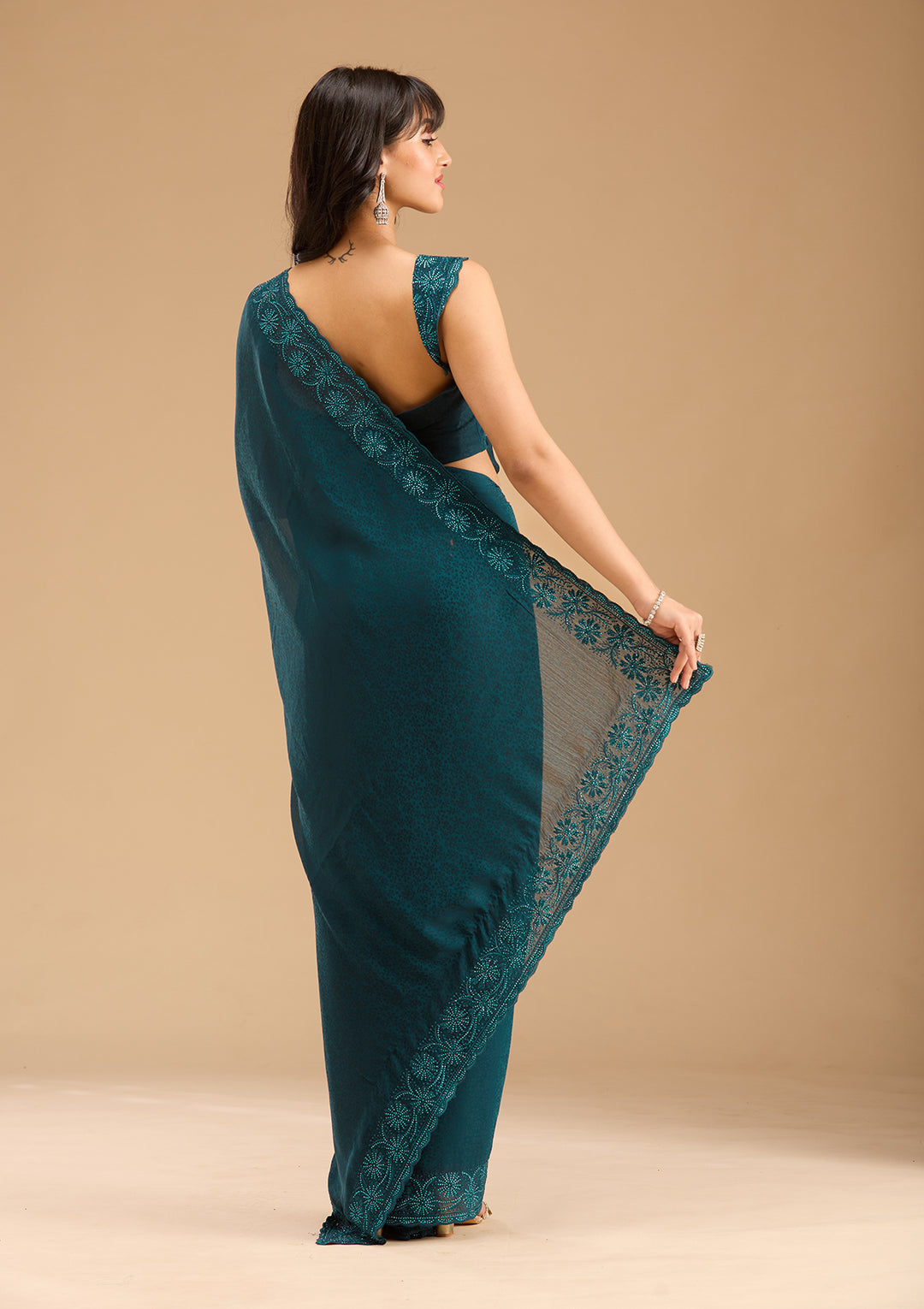 Umasutra saree backview 