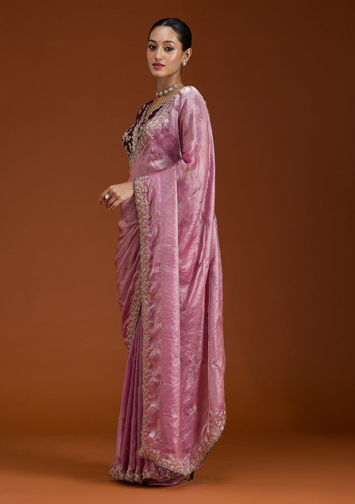 Uma Sutra tissue saree 