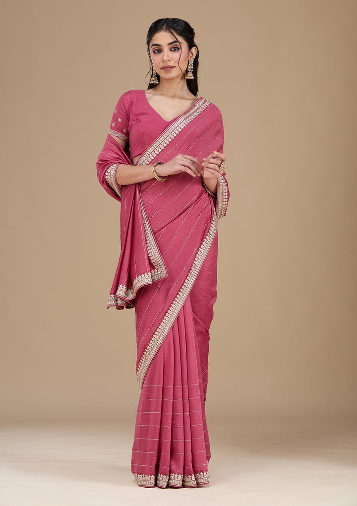Umasutra saree front view