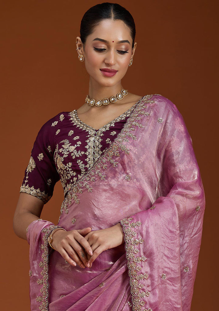 Umasutra tissue saree