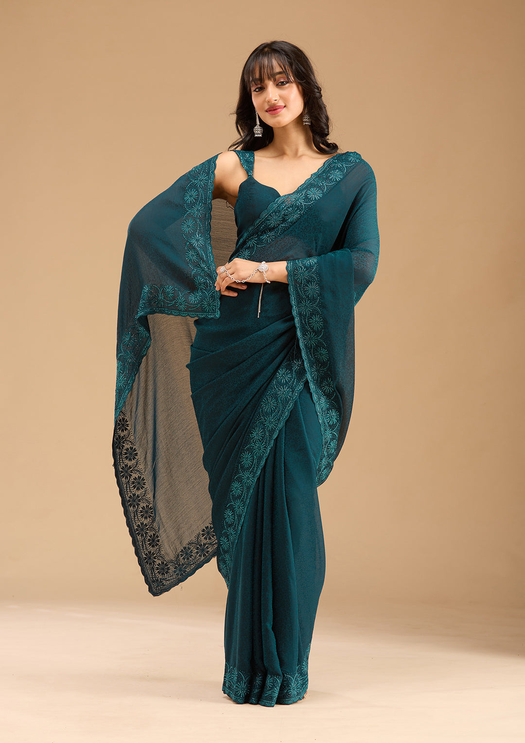 Umasutra saree Full view